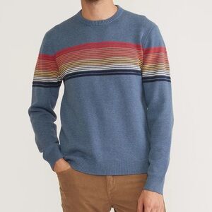 NWT Marine Layer Blue Sweater with Stripes